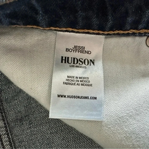 Hudson Jessi NWT High Waist Nonstretch Relaxed Boyfriend Jeans Speechless Sz 31 - Picture 3 of 9